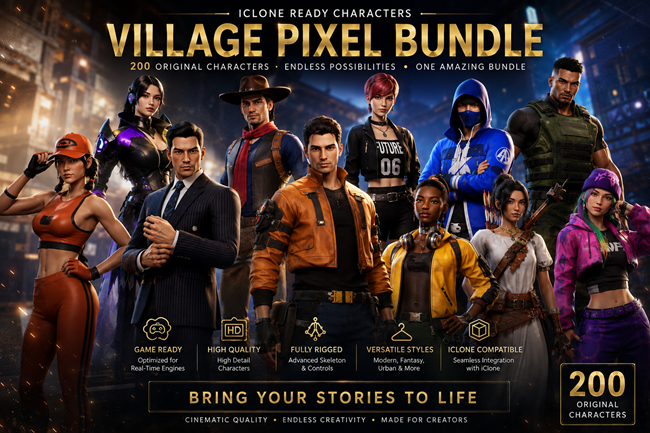 All Village Pixel Characters (MEGA BUNDLE)